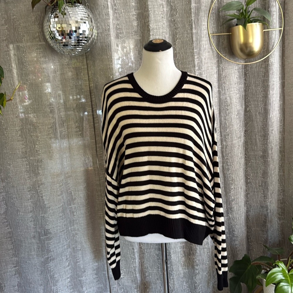 Pink stripped sweater